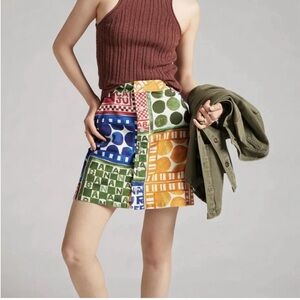 Farm Rio Colorful Patterned Women's Skirt